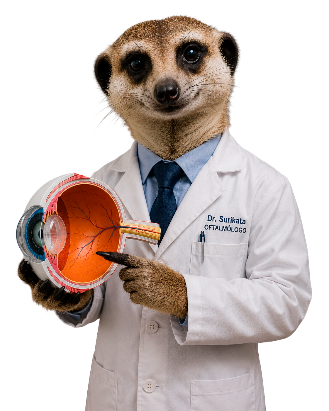 Dr. Surikata, mascota de Surikata Medics